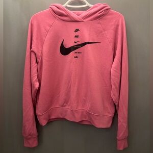 Nike Women's Pink Pullover Hoodie